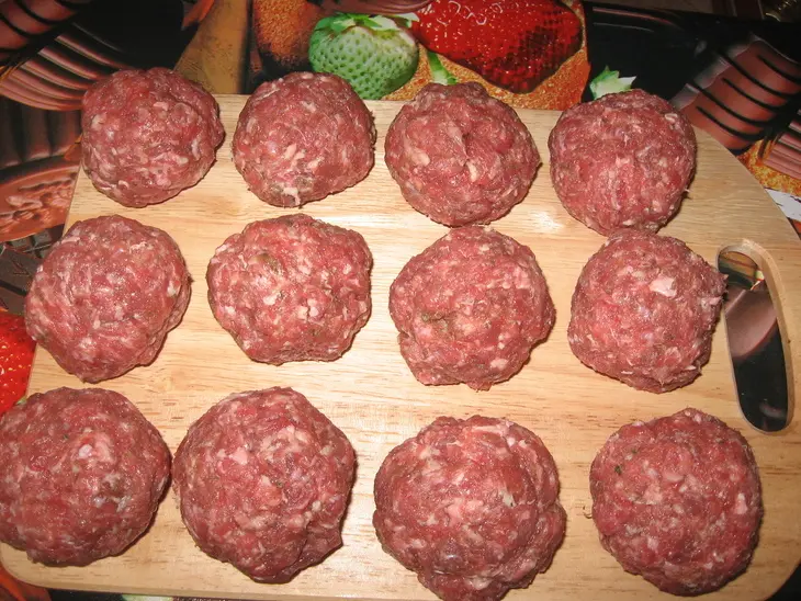 Отбивные из мясного фарша: шаг 2