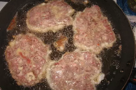 Отбивные из мясного фарша: шаг 6