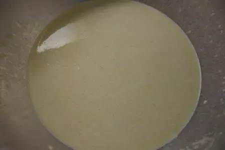 Блинная закуска "сеточка": шаг 1