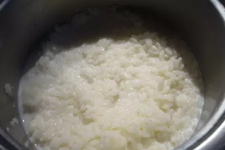 Не детский десерт „молoчный рис с киселем“ или „ milchreis mit rote grütze“: шаг 1