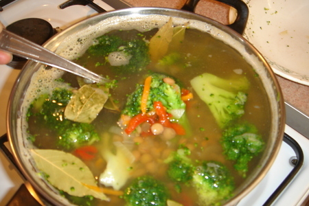 Суп из чечевицы с брокколи: шаг 1