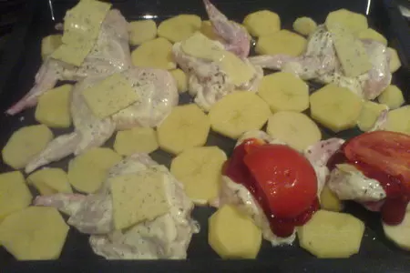 Куриные крылышки в огуречно-укропном соусе с сыром: шаг 3