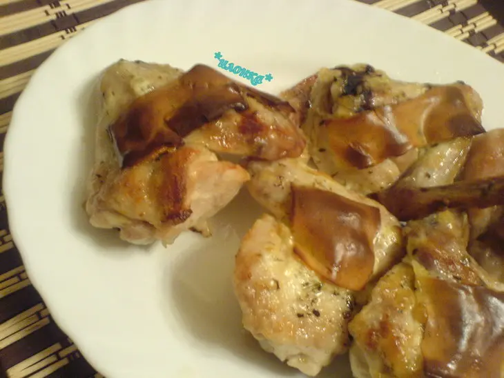 Куриные крылышки в огуречно-укропном соусе с сыром: шаг 4