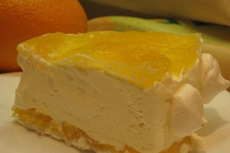 Торт-мороженое апельсиновое: шаг 8