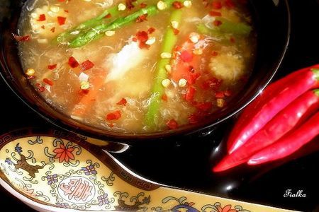 Китайский суп с акулы с овощами: шаг 1