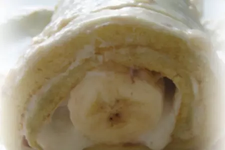 Рулет с банановой начинкой: шаг 1