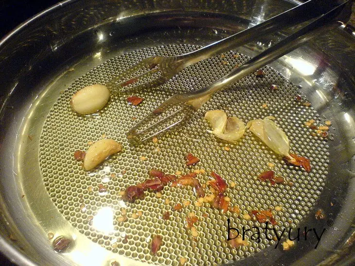 Паста (спагетти, спагеттини) без варки: шаг 3