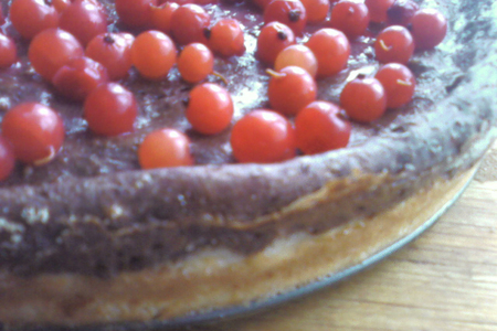 Творожный пирог с красной смородиной: шаг 2