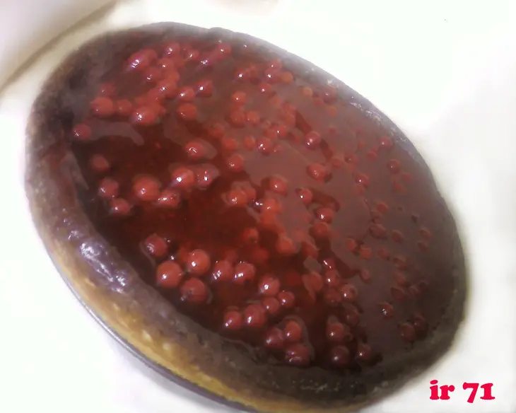 Творожный пирог с красной смородиной: шаг 4