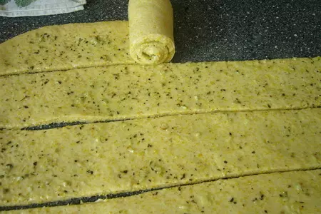 Кукурузный хлеб с чесноком: шаг 6