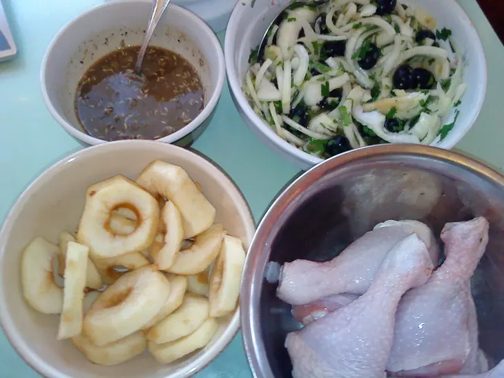Канкан из куриных ножек.: шаг 1