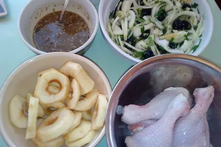 Канкан из куриных ножек.: шаг 1