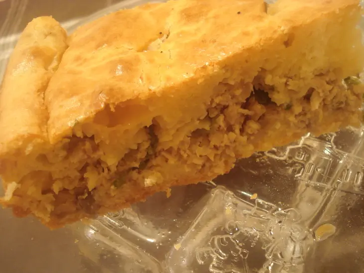 Нежный и сытный мясной пирог"ника": шаг 4