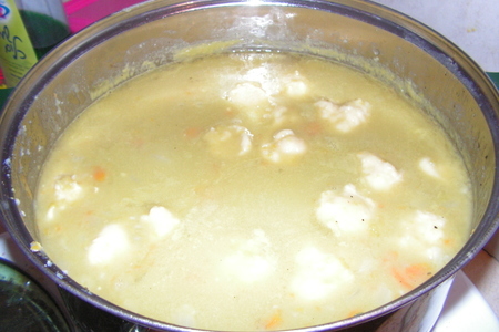 Гороховый суп без мяса c клецками: шаг 6