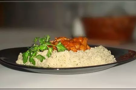 Поджарка из свинины с фасолью: шаг 1