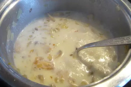 Свиной шницель  с соусом по-охотничьи: шаг 3