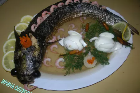 Рыбка фаршированная, заливная: шаг 1