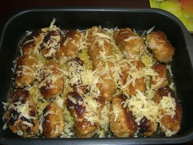 Мини котлетки куриные: шаг 4
