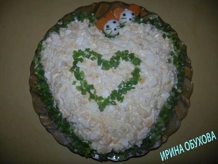 Салат "мышки под одеялом": шаг 2
