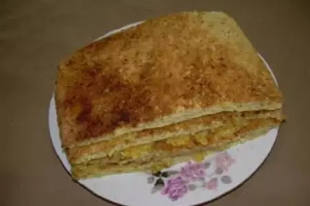Торт "мартовский": шаг 3