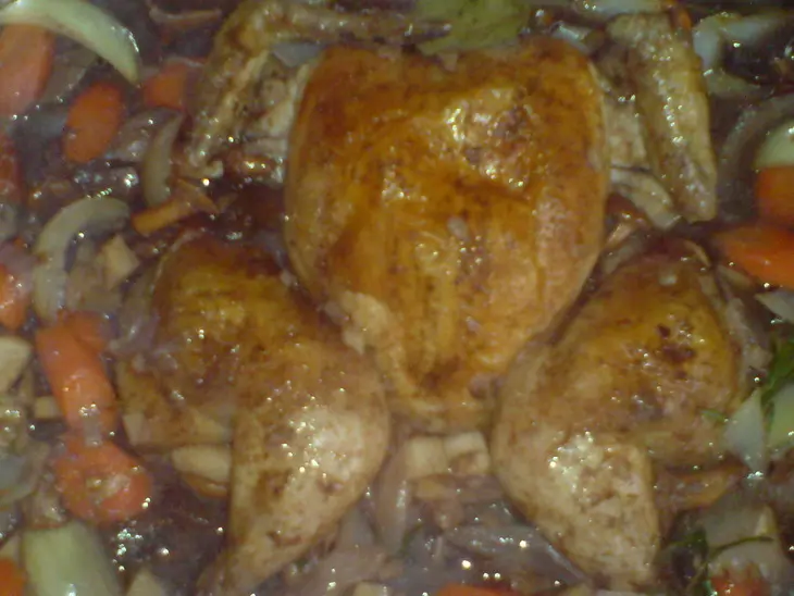 Курица в красном вине(cog au vin): шаг 7