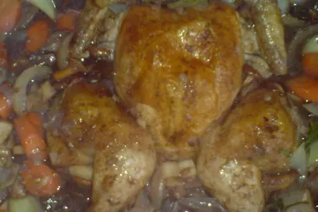 Курица в красном вине(cog au vin): шаг 7
