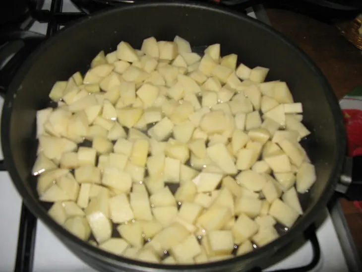 Овощное рагу с шампиньонами: шаг 1