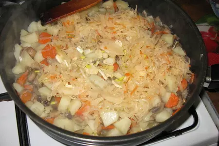 Овощное рагу с шампиньонами: шаг 4