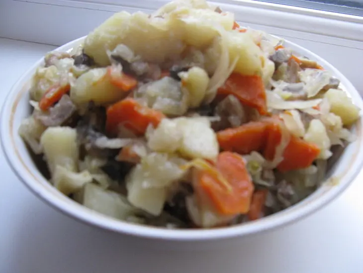 Овощное рагу с шампиньонами: шаг 5