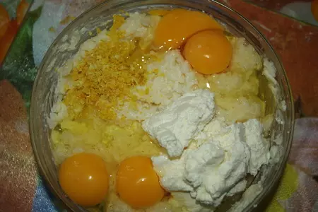 Сладкий рисовый пирог с творогом: шаг 2
