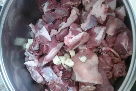 Мясо ягнёнка с овощами по-восточному.: шаг 1