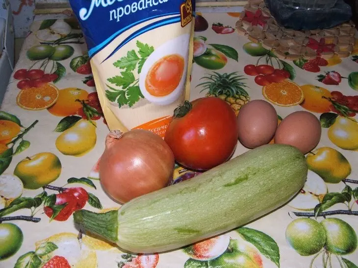 Закуска из кабачков: шаг 1