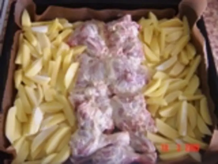 Курочка с картошечкой запеченная в духовке: шаг 2