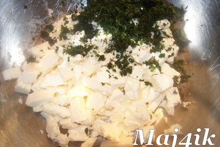 Картофельные маффины с сыром и зеленью: шаг 2