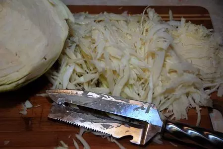 Борщ постный с фасолью и сметаной: шаг 4