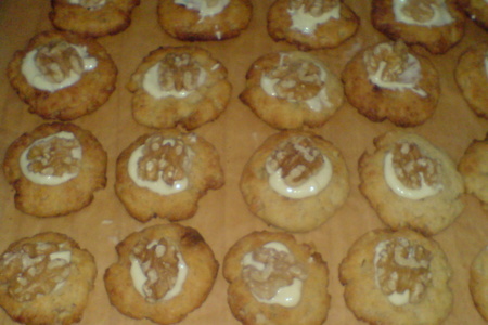 Печенье с грецкими орехами и белым шоколадом: шаг 7