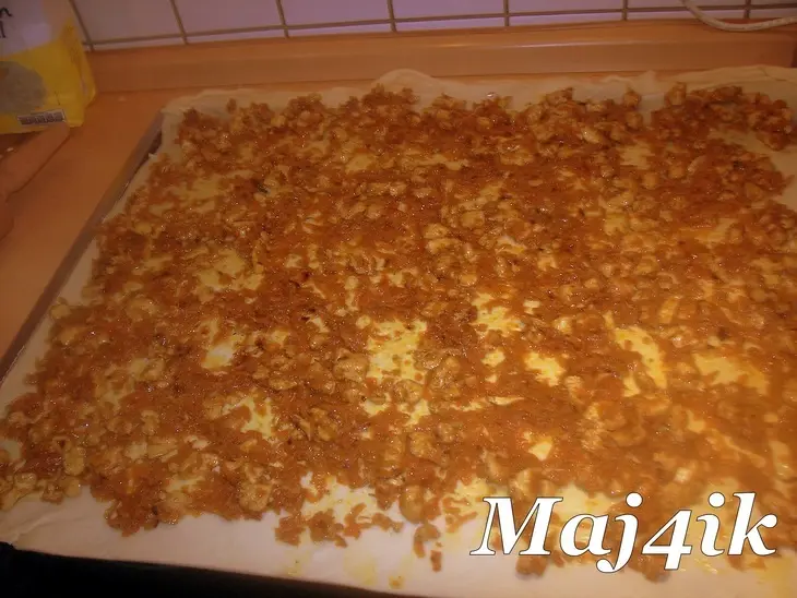 Куриные розочки в тесте: шаг 7