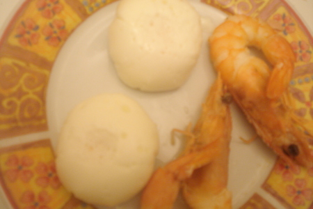 Яйцо-пашот с креветками в желе: шаг 1