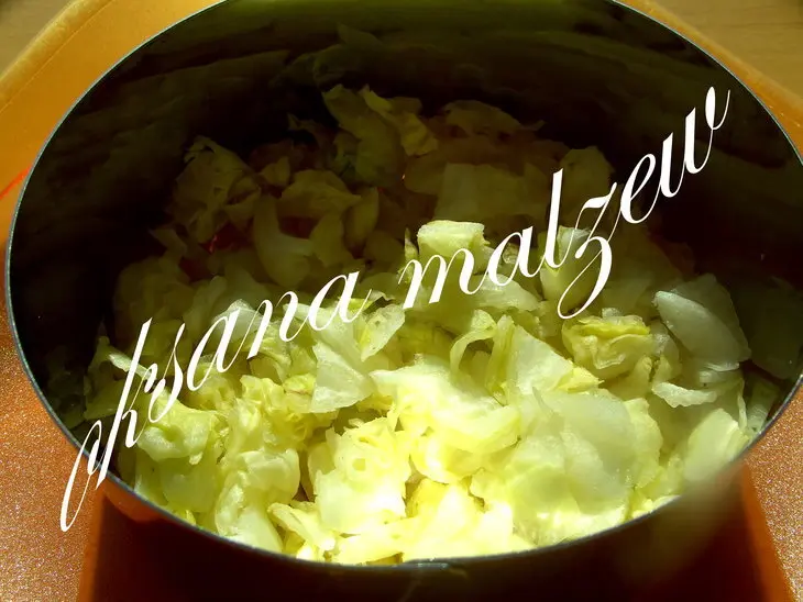 Салат из кальмара: шаг 1