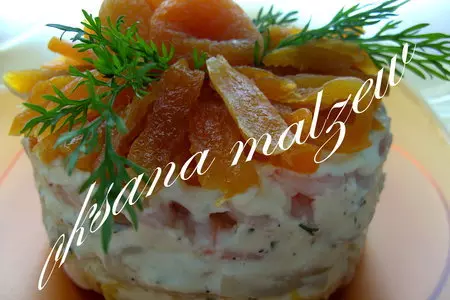Салат из кальмара: шаг 6