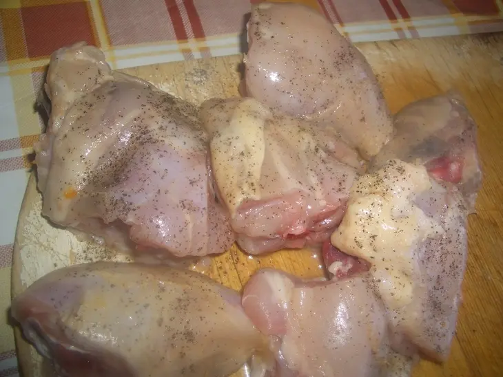 Курица с гречкой в яблочном соке: шаг 2