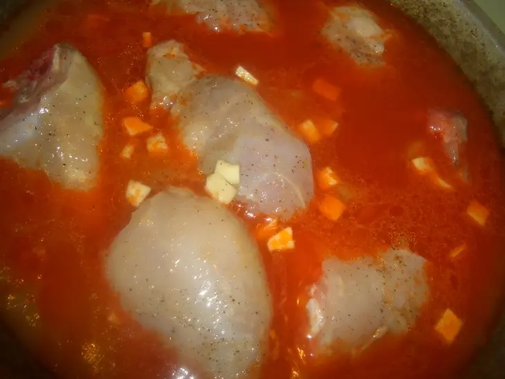 Курица с гречкой в яблочном соке: шаг 4