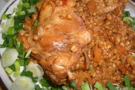 Курица с гречкой в яблочном соке: шаг 7