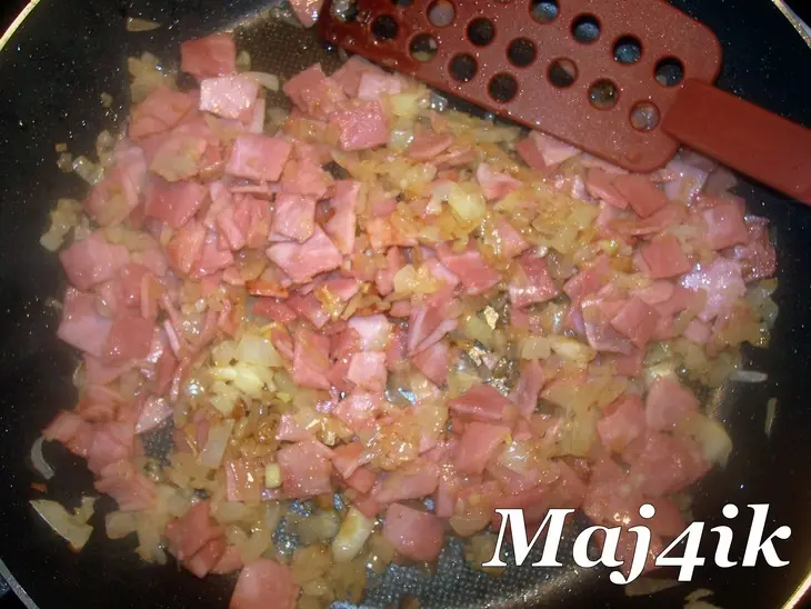 Нежный и пикантный сырный кекс: шаг 3