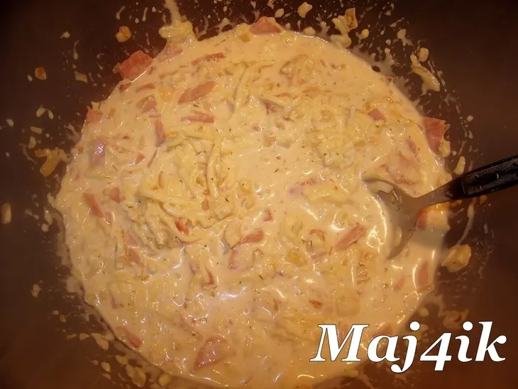 Нежный и пикантный сырный кекс: шаг 5
