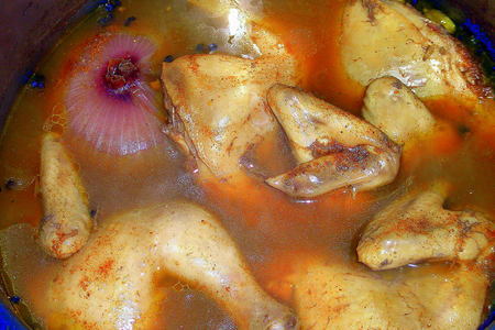 Маглюба ""плов из курицы и овощей по иордански: шаг 5