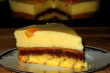 Абрикосовый торт с кремом из пахты: шаг 6