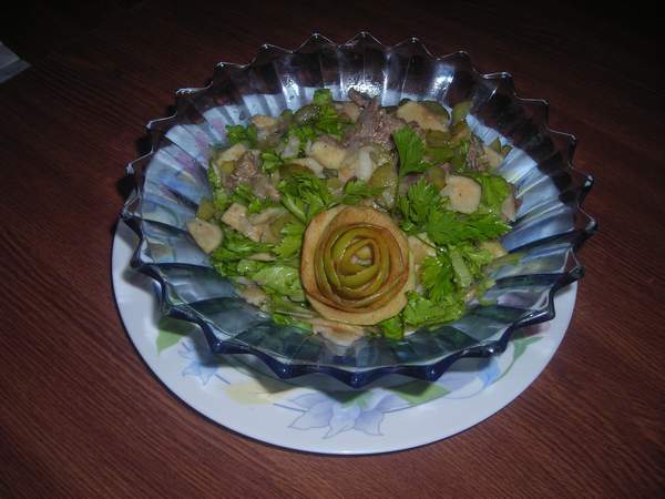 Пикантный салат с говядиной – рецепт пошаговый с фото