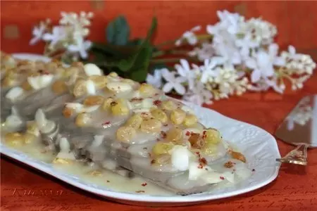 Язык под сладким соусом