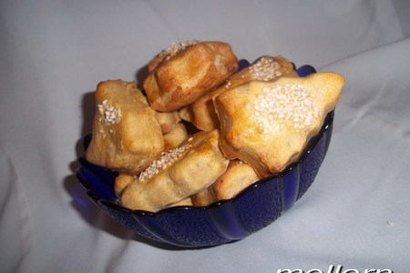 Фото к рецепту: Слоеное печенье из картофеля